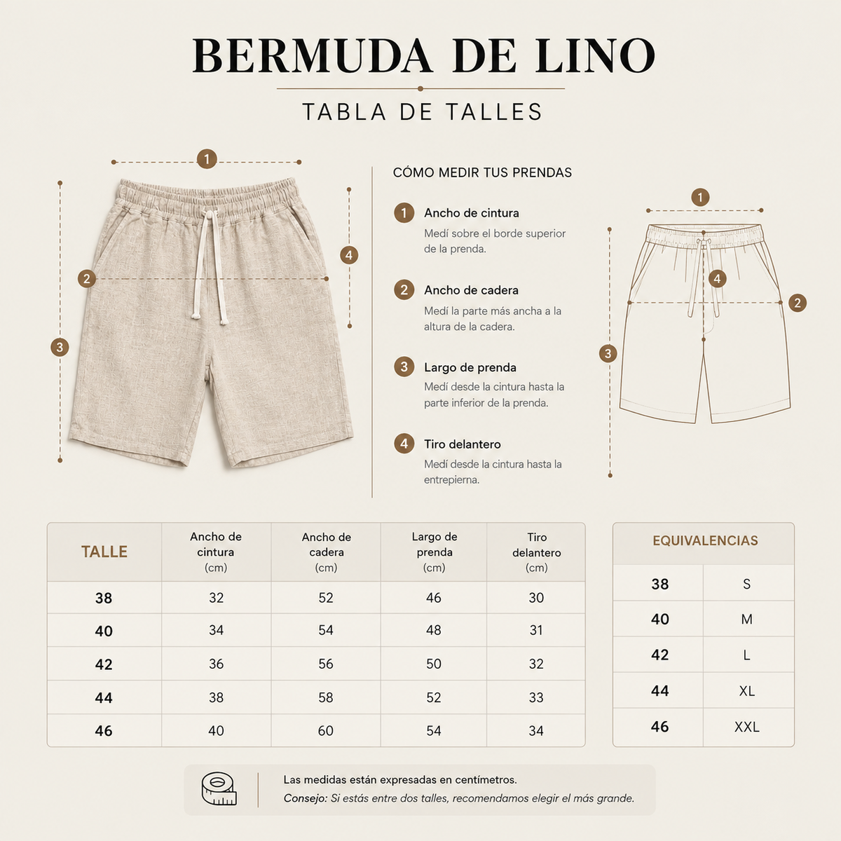Bermuda de Lino | Bortom.