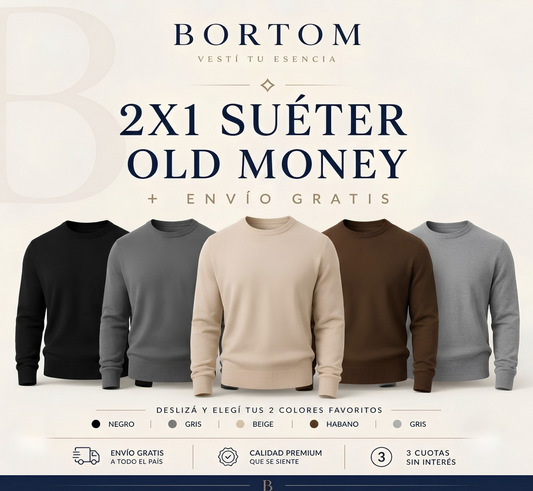 2x1 Suéter old money | Bortom