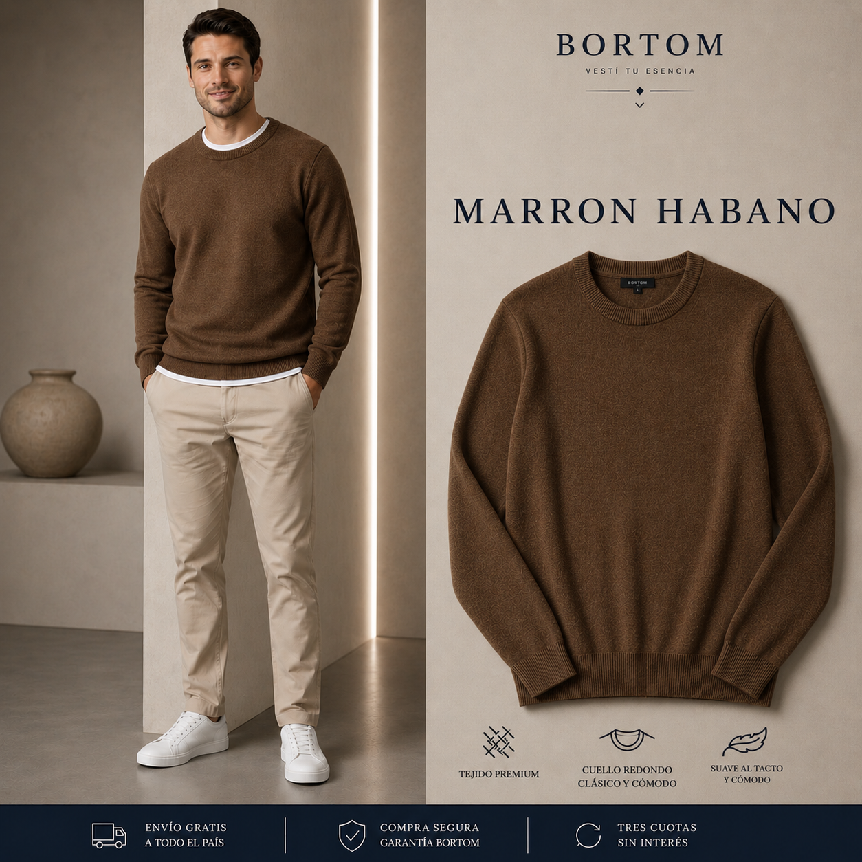 2x1 Suéter old money | Bortom