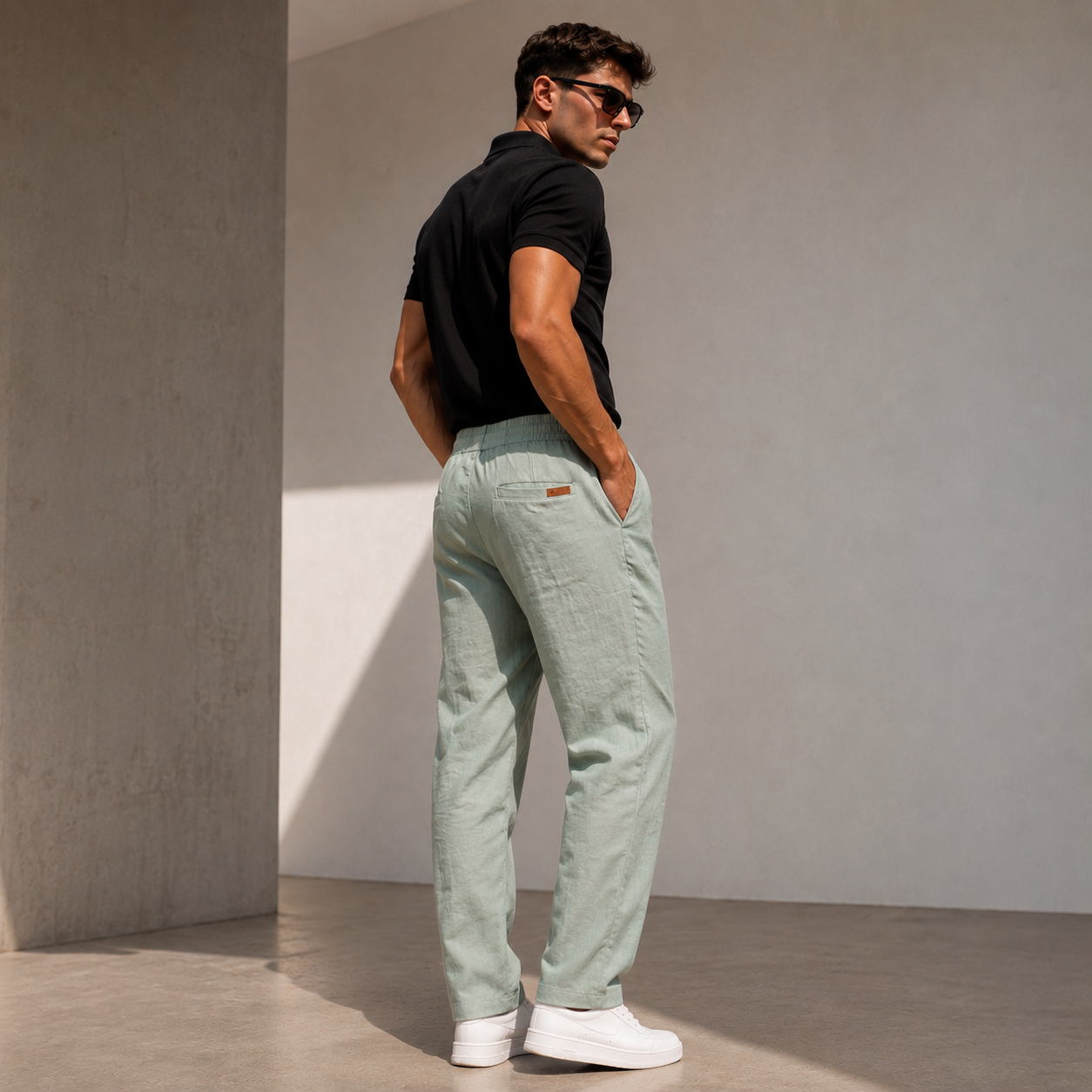 Pantalon Sastrero de Lino | Bortom - Linea premium
