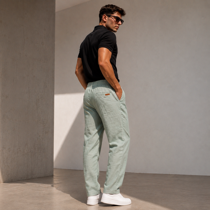 Pantalon Sastrero de Lino | Bortom - Linea premium
